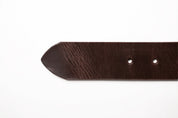 Ciemny brąz pajet 4 cm + Breton czarny. 94 cm (Nr 62)